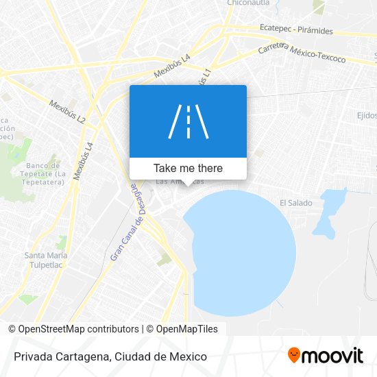 Privada Cartagena map