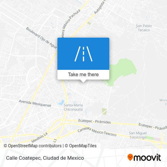 Calle Coatepec map