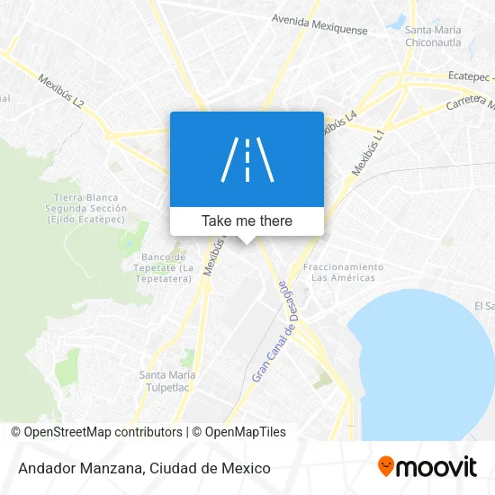 Mapa de Andador Manzana