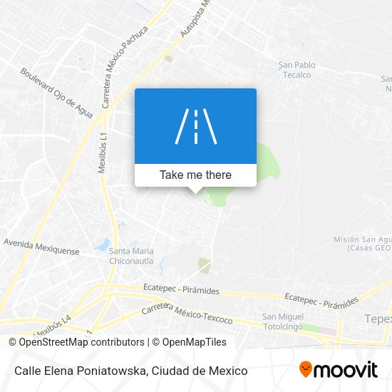 Mapa de Calle Elena Poniatowska