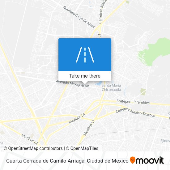 Mapa de Cuarta Cerrada de Camilo Arriaga