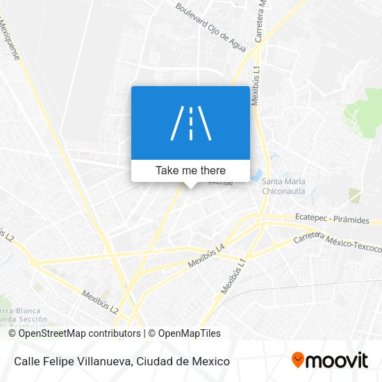 Mapa de Calle Felipe Villanueva