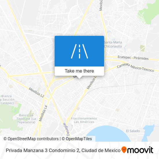 Privada Manzana 3 Condominio 2 map