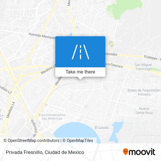 Mapa de Privada Fresnillo