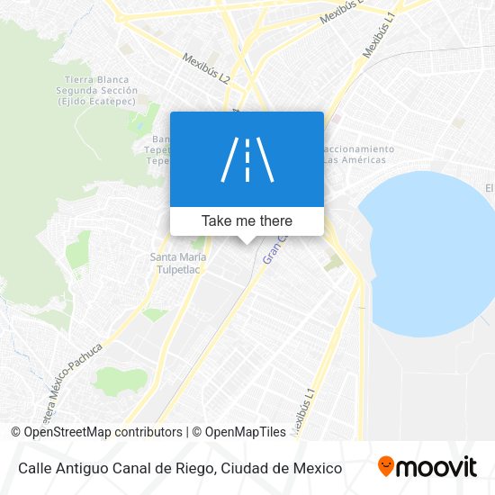 Calle Antiguo Canal de Riego map
