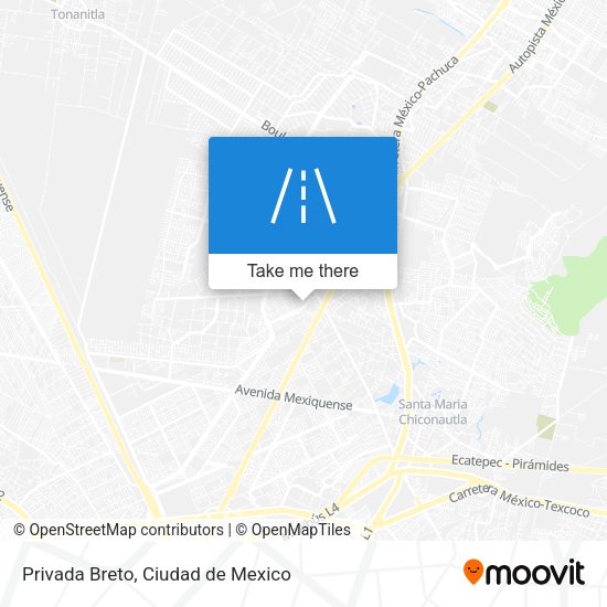 Mapa de Privada Breto