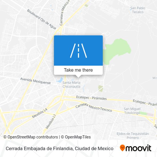 Cerrada Embajada de Finlandia map