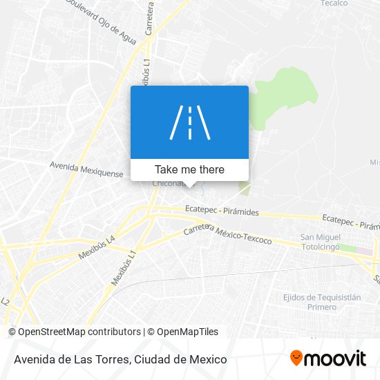 Mapa de Avenida de Las Torres