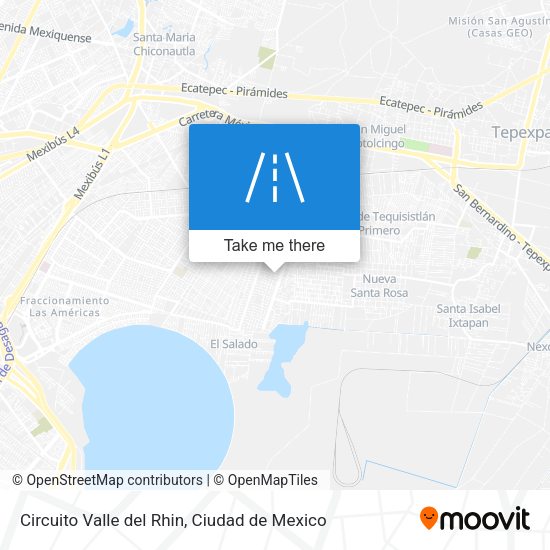 Circuito Valle del Rhin map