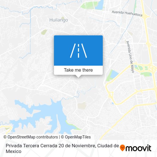 Privada Tercera Cerrada 20 de Noviembre map