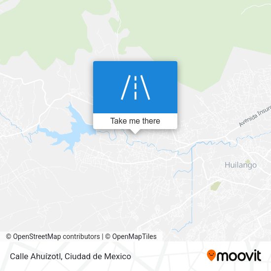 Calle Ahuízotl map