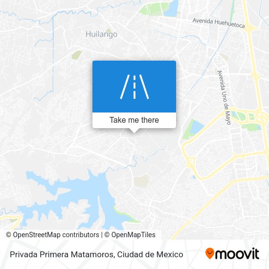 Mapa de Privada Primera Matamoros