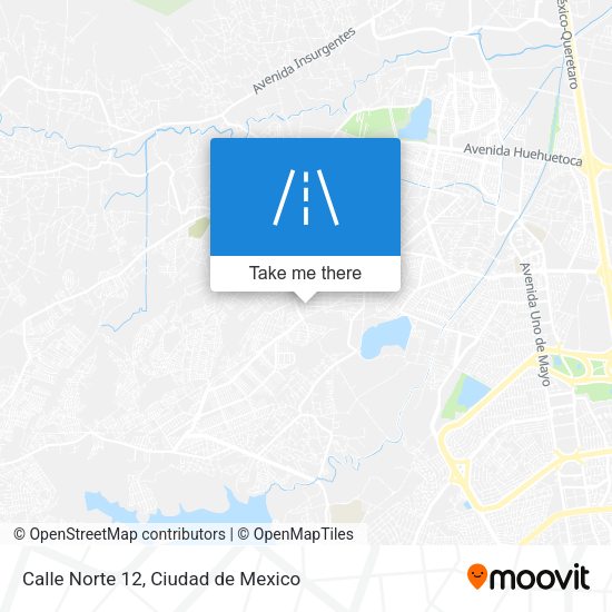 Mapa de Calle Norte 12