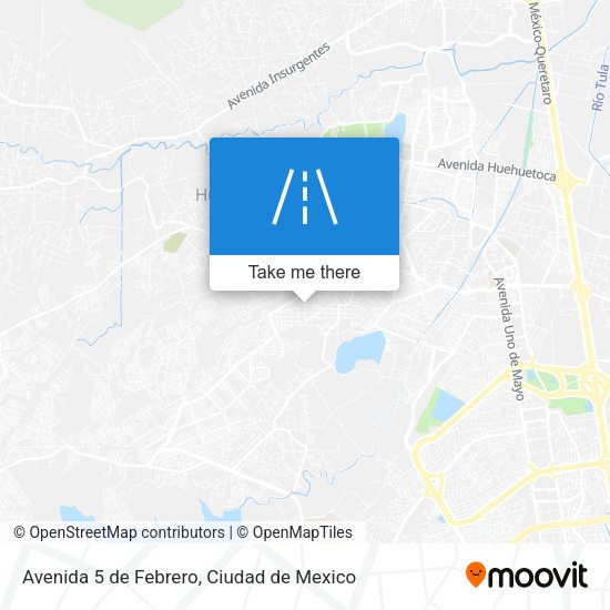 Avenida 5 de Febrero map