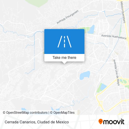 Mapa de Cerrada Canarios