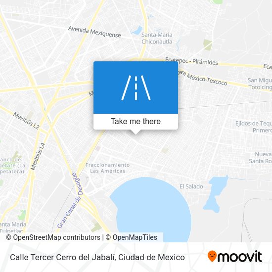 Calle Tercer Cerro del Jabalí map