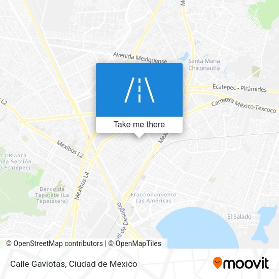 Mapa de Calle Gaviotas
