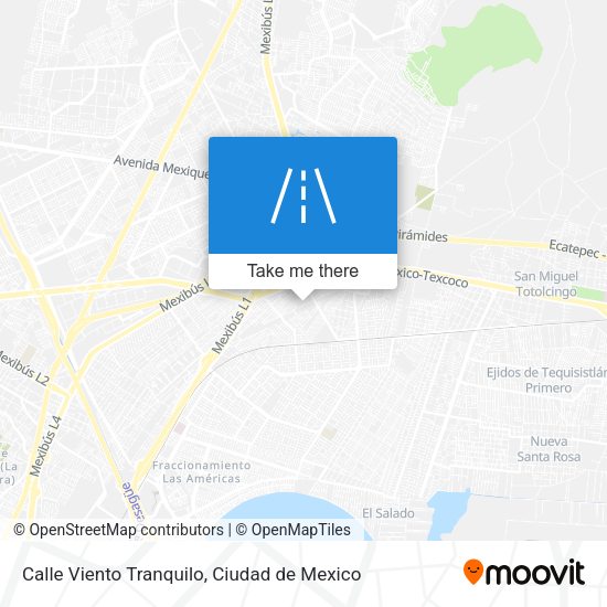 Calle Viento Tranquilo map