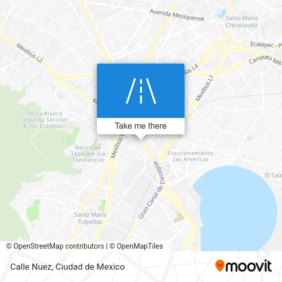 Mapa de Calle Nuez
