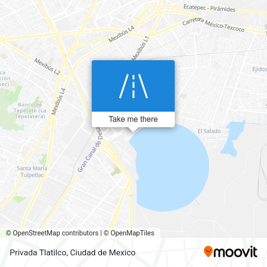 Privada Tlatilco map
