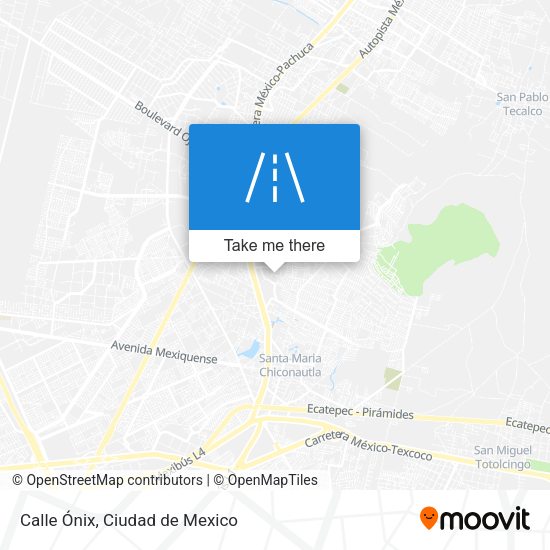 Mapa de Calle Ónix
