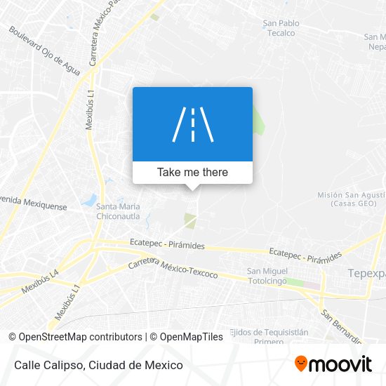 Calle Calipso map