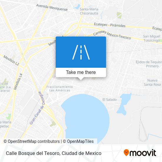Calle Bosque del Tesoro map