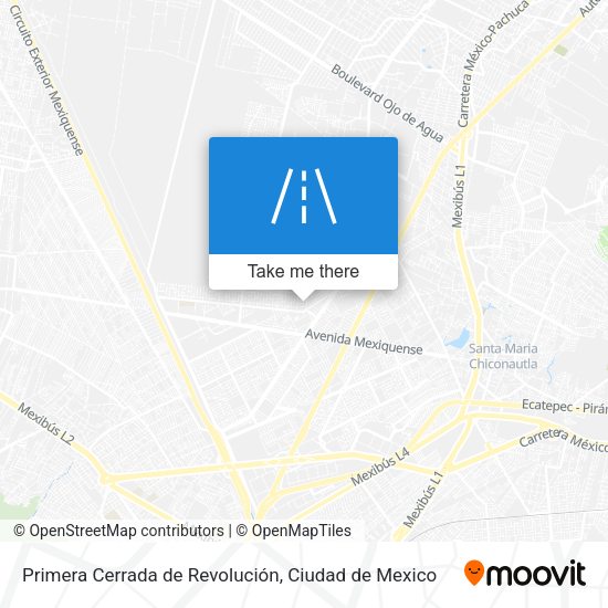 Mapa de Primera Cerrada de Revolución