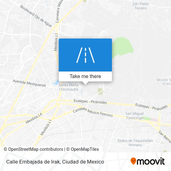 Mapa de Calle Embajada de Irak