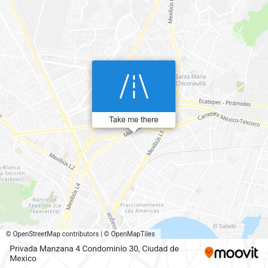 Privada Manzana 4 Condominio 30 map