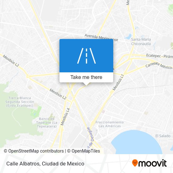 Mapa de Calle Albatros
