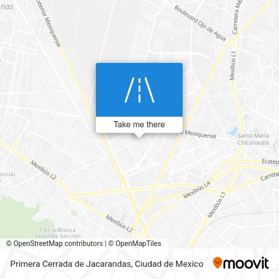 Primera Cerrada de Jacarandas map