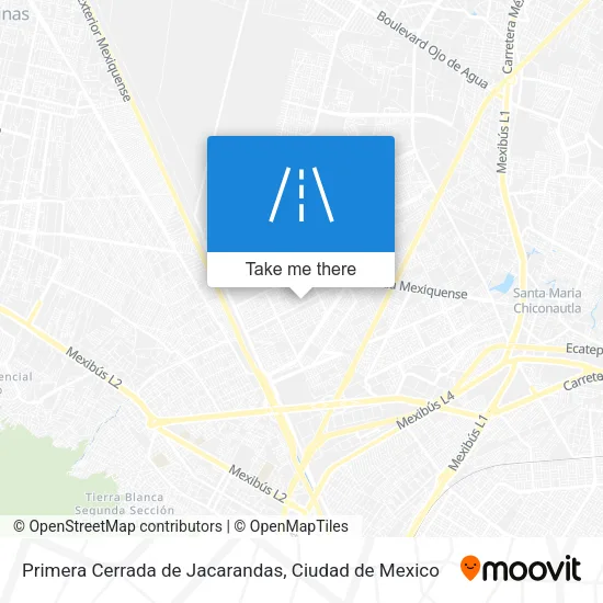 Primera Cerrada de Jacarandas map