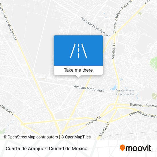 Cuarta de Aranjuez map