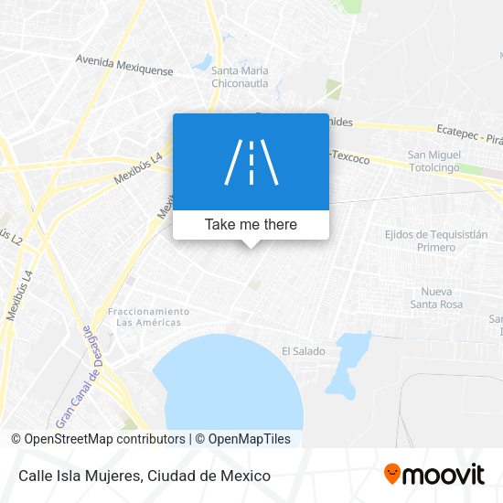 Calle Isla Mujeres map