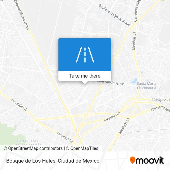 Mapa de Bosque de Los Hules