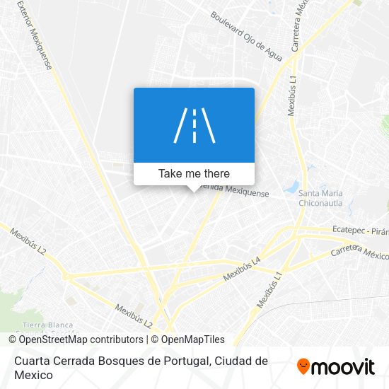 Cuarta Cerrada Bosques de Portugal map