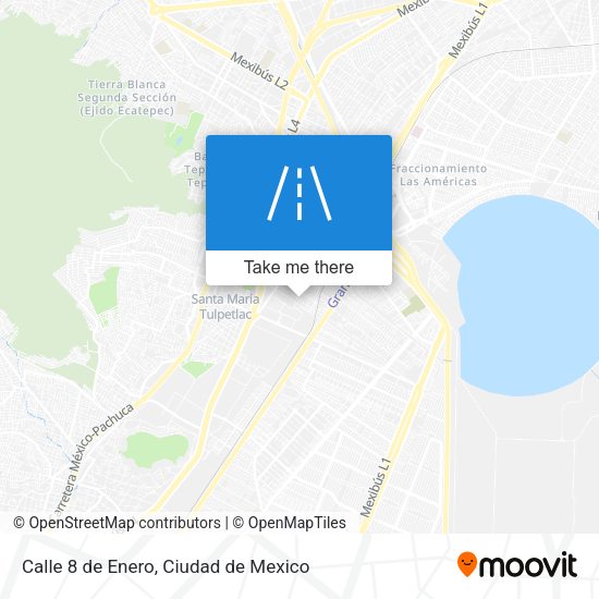Calle 8 de Enero map