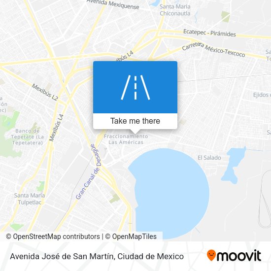 Mapa de Avenida José de San Martín