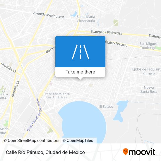 Calle Río Pánuco map