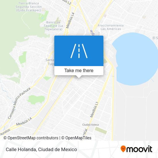 Calle Holanda map