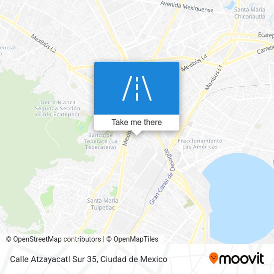 Calle Atzayacatl Sur 35 map
