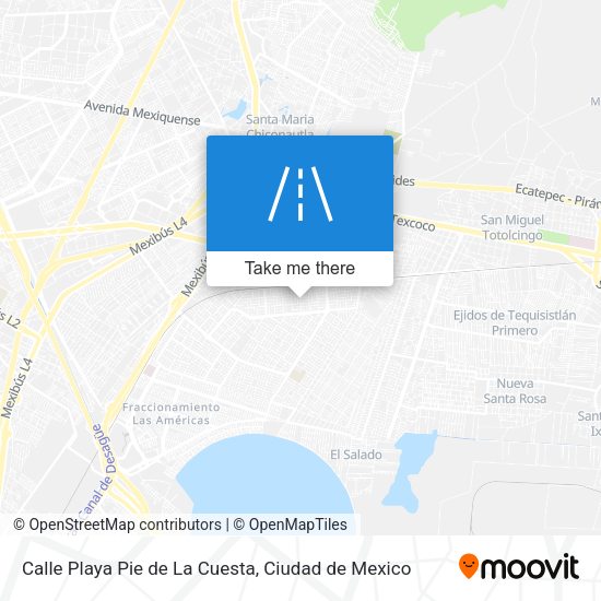 Mapa de Calle Playa Pie de La Cuesta