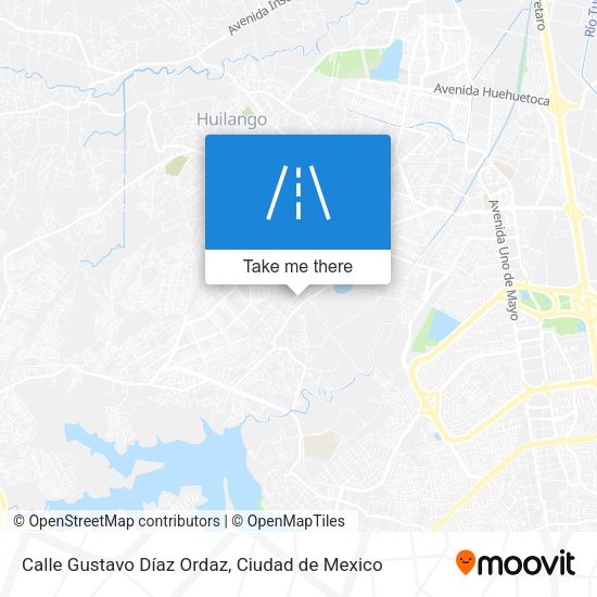 Calle Gustavo Díaz Ordaz map