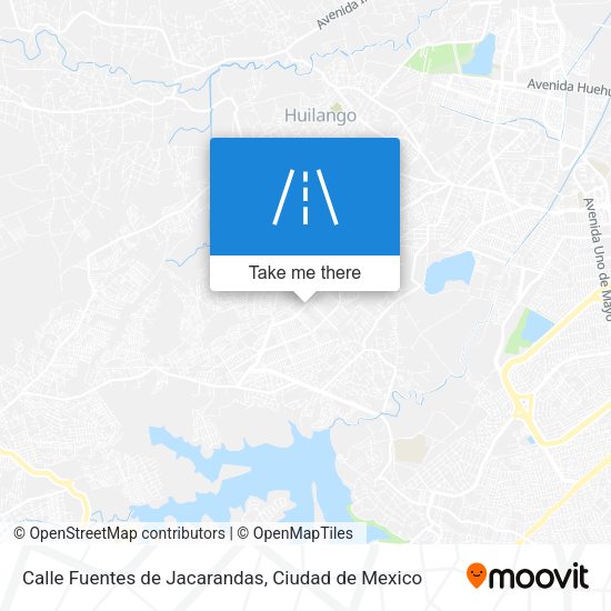 Calle Fuentes de Jacarandas map