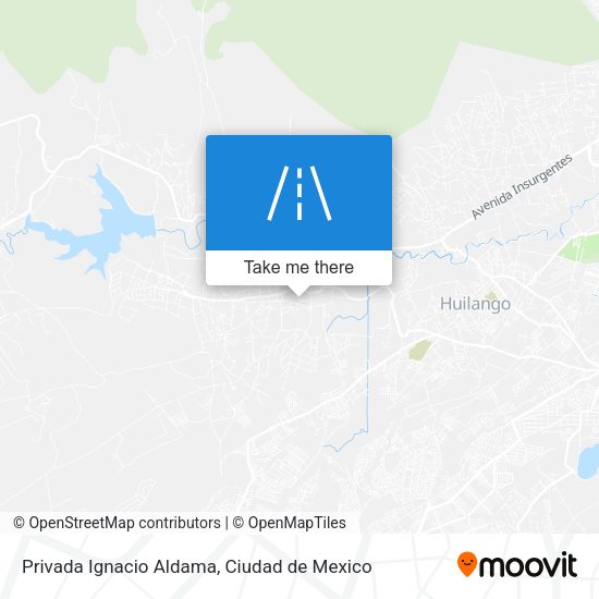 Privada Ignacio Aldama map