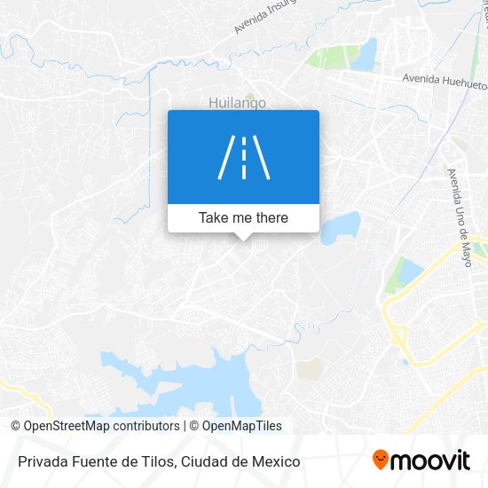 Mapa de Privada Fuente de Tilos