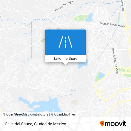 Calle del Sauce map