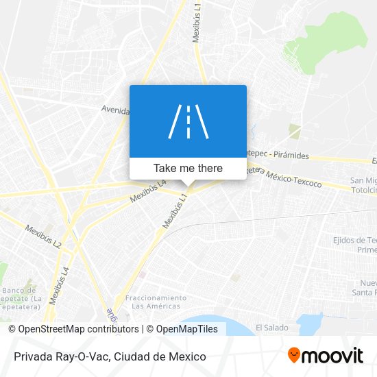 Privada Ray-O-Vac map