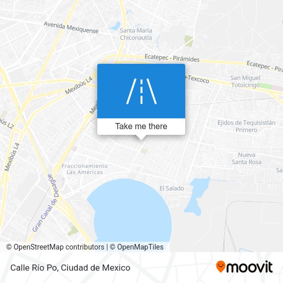 Calle Río Po map